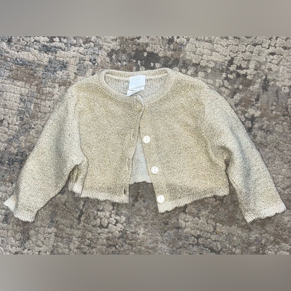 Other - Gold sparkle sweater size 3-6 months